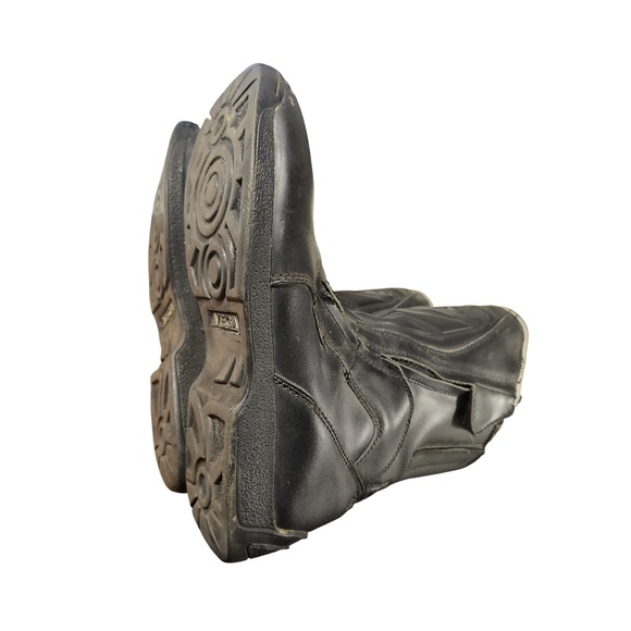 Vega‎ Motorcycle Riding Boots Men's Black Sport Bike Touring Size US 11 - Picture 9 of 16